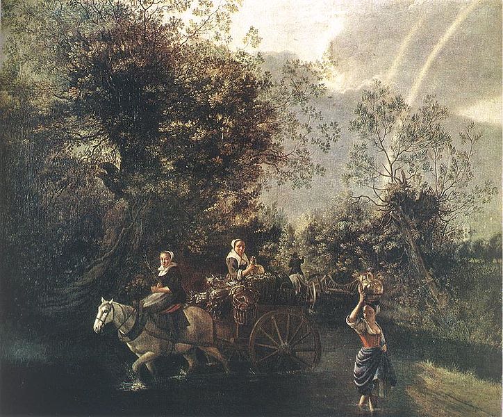 Jan Siberechts Crossing a Creek